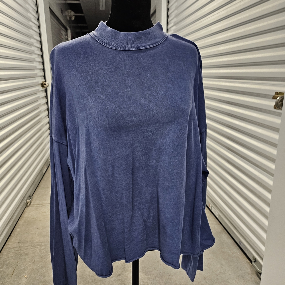 Aerie Long Sleeve Tee - Blue